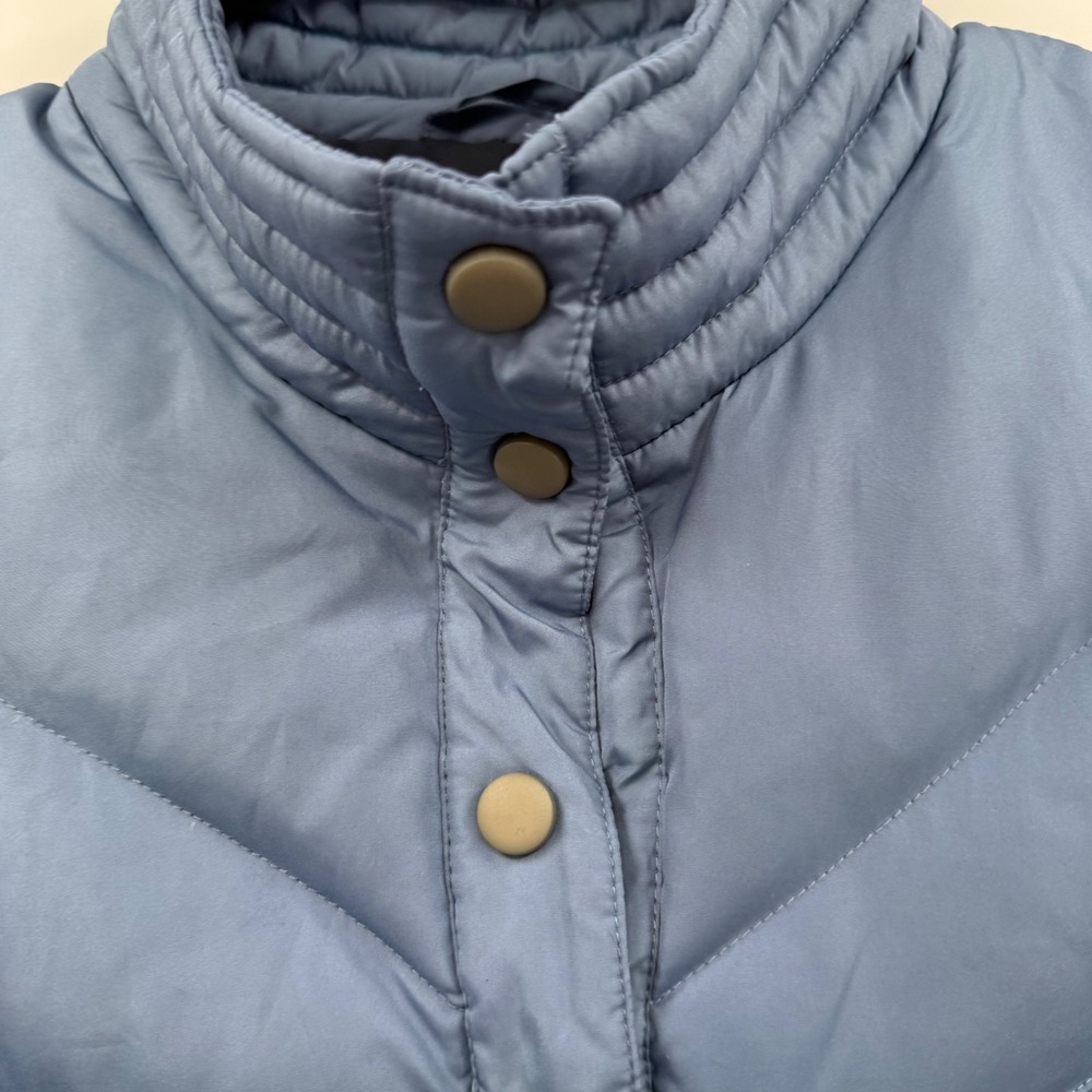 Maurices Puffer Vest Womens‎ Blue Full Snap Stand Collar Quilted Padded Size M - Picture 3 of 9